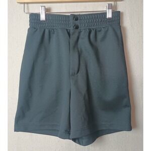 BIKE Athletic Shorts Elastic Waist‎ Coach's 80's Running Gym Blue Size Medium W